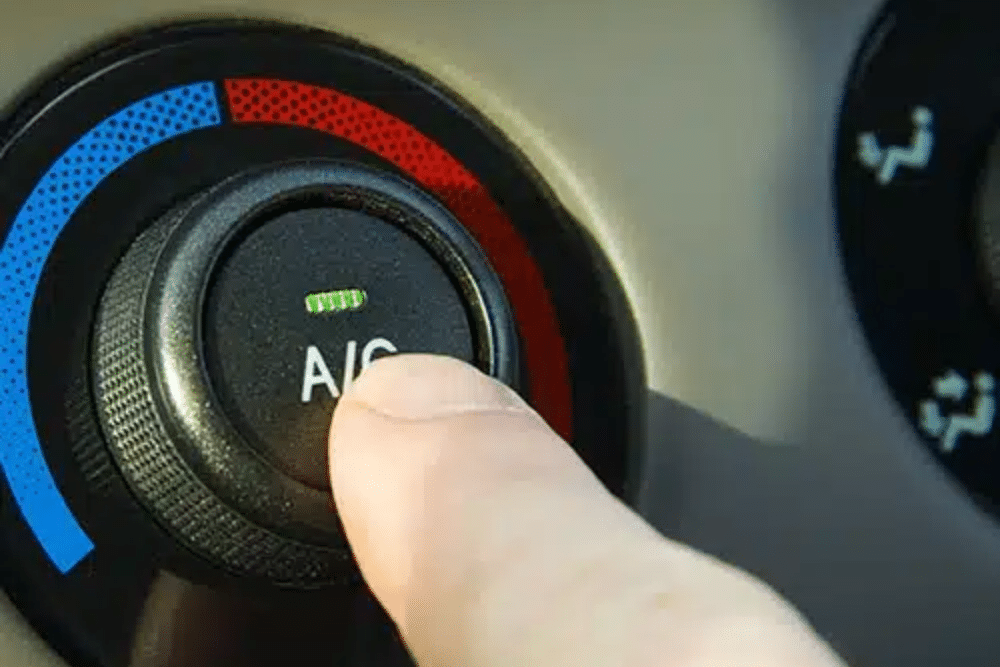 Auto A/C Repair in Blowing Rock, NC At L&N Performance. Close-up of a car A/C button