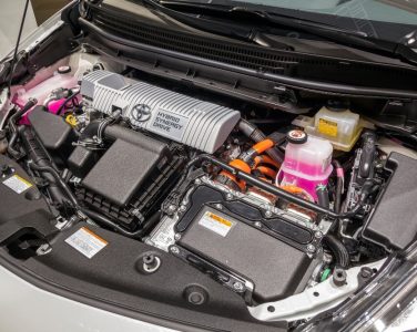 Hybrid Maintenance in Blowing Rock NC At L&N Performance. Hybrid vehicle with hood open in an auto repair shop